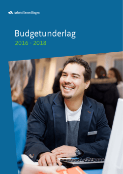 För år 2016-2018 - Arbetsförmedlingen