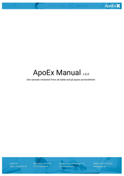 ApoEx Manual ​v.6.0