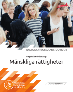 Ladda ner folder - Teologiska högskolan Stockholm
