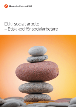 Etisk kod för socialarbetare - Sveriges Skolkuratorers Förening