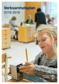 Verksamhetsplan - Norrt&auml;lje kommun