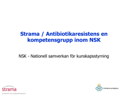 Strama en kompetensgrupp inom NSK (PDF