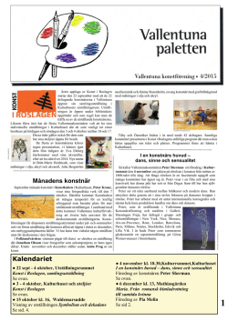 Palett 4-2015 - Vallentuna konstförening