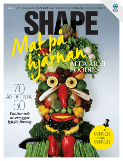 SV SCA magazine SHAPE 2 2015 Mat
