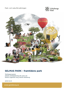 SELMAS PARK - framtidens park