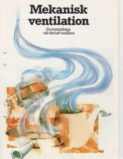 Mekanisk ventilation