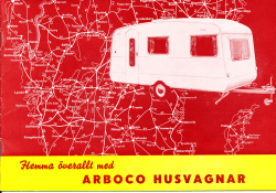 ARBOCO HUSVAONAR - CAMPINGVETERANERNA