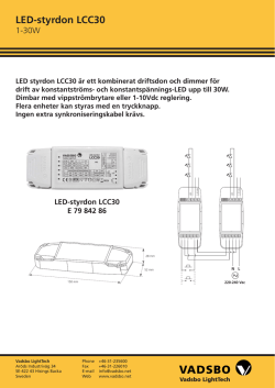 LED-styrdon LCC30