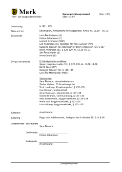 2015-10-07 Plan- och byggnadsnämnden