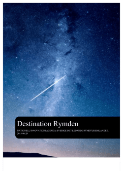 Destination Rymden