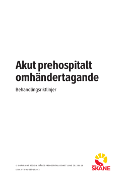 Akut prehospitalt omh&auml;ndertagande (mobilanpassad)