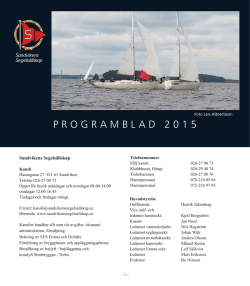SSS programblad 2015 ()