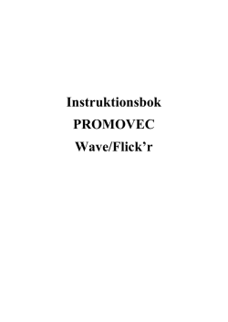 Instruktionsbok Svenska Wave-Flick`r 2015-03-23