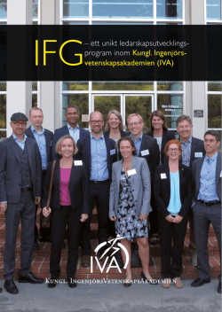 IFG– ett unikt ledarskaps utvecklings- program inom Kungl