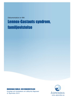 Lennox-Gastaut syndrom 2015