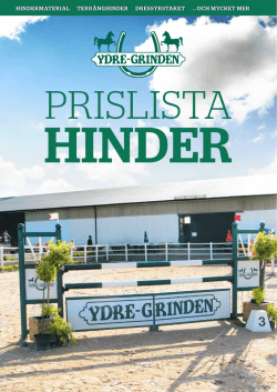 Prislista - Ydre
