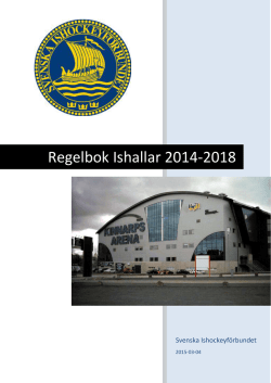 Regelbok Ishallar 2014-2018