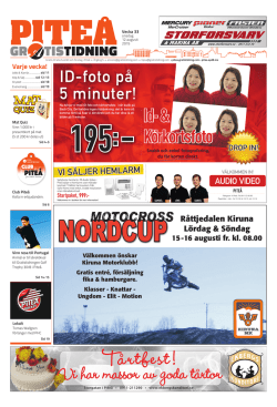 Tårtfest!