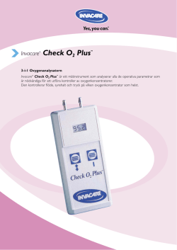 Check O2 Plus™ - Aiolos Medical