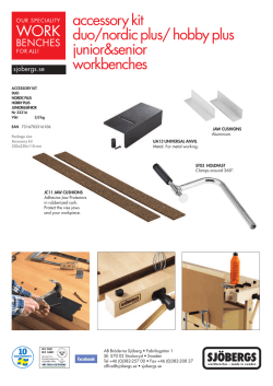 accessory kit duo/nordic plus/ hobby plus
