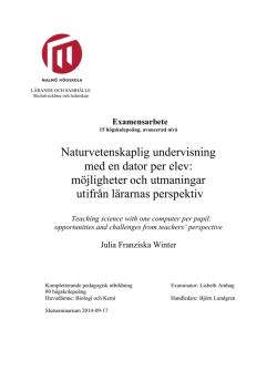 Julia F Winter_En-till-en i NO_MAH