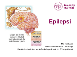 Epilepsi och poststroke-depression - Ping-Pong