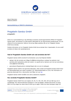 Pregabalin Sandoz GmbH, INN-pregabalin