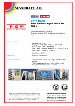PGM Solvent Super Mesh 300 g FR