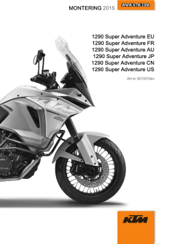 MONTERING 2015 1290 Super Adventure EU 1290 Super