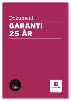 GARANTI 25 ÅR