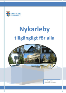 Guide - Nykarleby stad