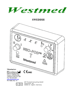 SWEDISH - Westmed, Inc.