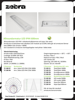 Allroundarmatur LED IP44 600mm