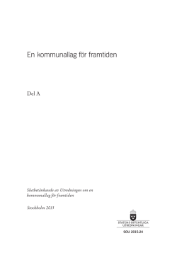 Remisshandling SOU 2015:24, del 1 (pdf 3 200 kB)