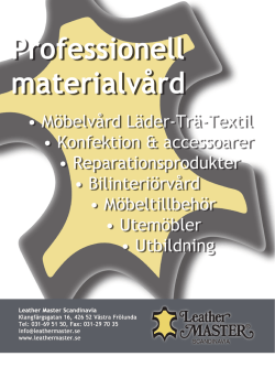 Om Leather Master Scandinavia