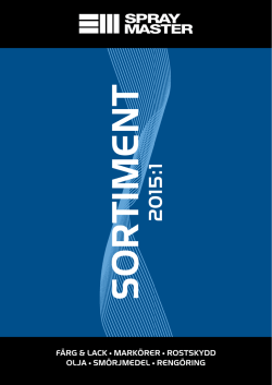 Spray Master Katalog 2015