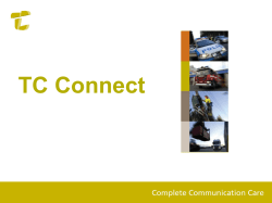 Se TC Connects företagspresentation här