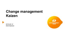 Change management Salonen