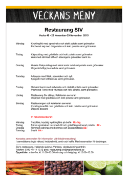 Restaurang SIV v48 151123-151129