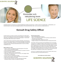 Konsult Drug Safety Officer