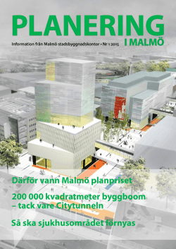 Planering i Malmö nr 1 2015