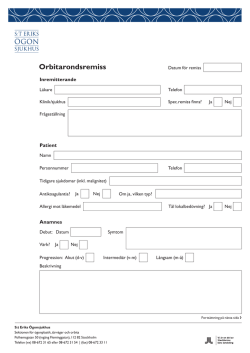 Remissunderlag orbitarond (PDF-dokument