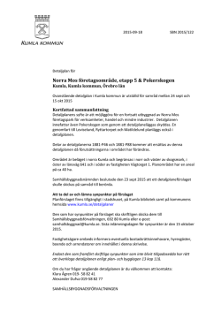 Norra Mos företagsområde, etapp 5 & Pokerskogen