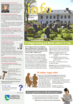 Info april - Härryda kommun