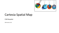 Cartesia Spatial Map