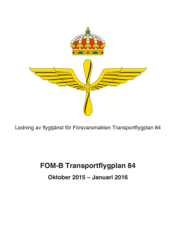 FOM-B Transportflygplan 84