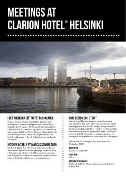 Hotell- och konferensinformation