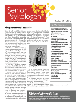 2014-3 - Sveriges Psykologförbund