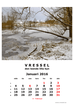 Kalender 2016 att ladda hem och skriva ut (8MB pdf-fil).