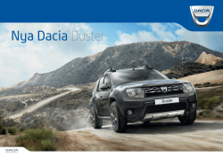 Nya Dacia Duster